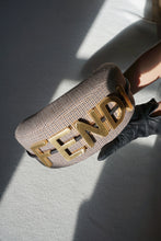 Fendi Fendigraphy Small Houndstooth Baguette