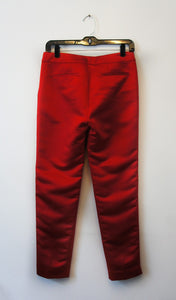 Ramy Brook red silk pants