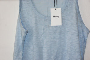 Theory blush blue "akesi neo slub" top