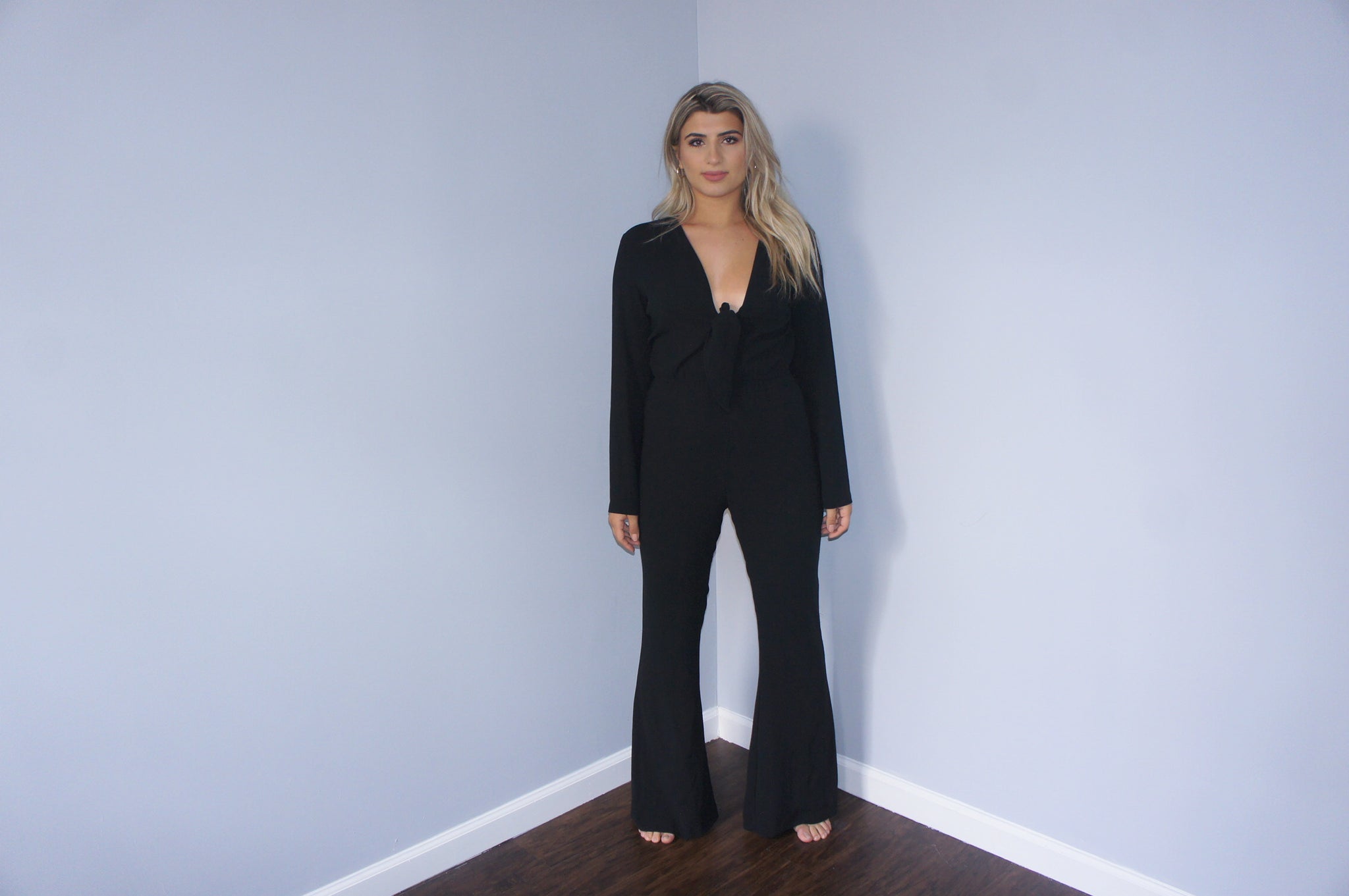 Zara Black Bell Bottom Jumpsuit – AGN x 13