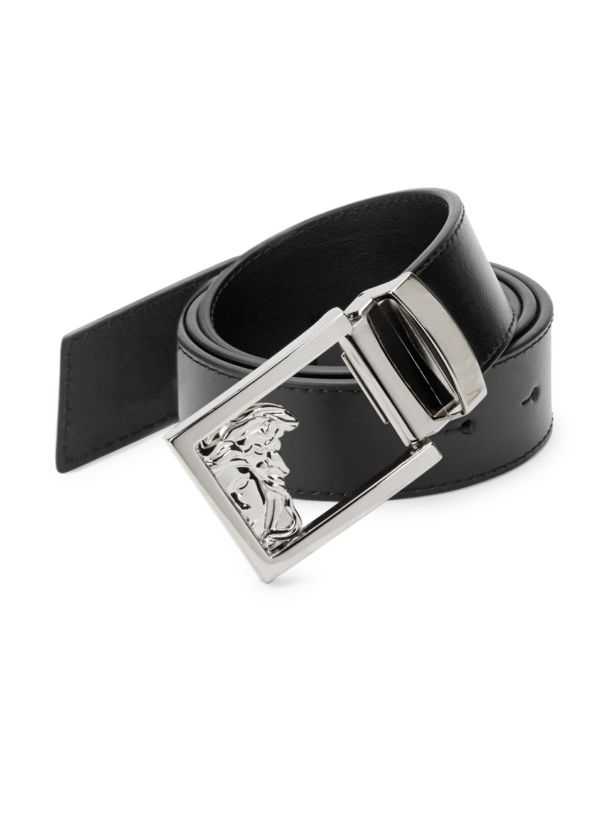 Versace Collection Leather Belts for Men